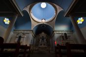 Foto del interior de la iglesia de Pica Guía de Pica, CHILE
