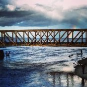 Puente del ferrocarril en Llanquihue Guía de , 
