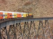Tren a las Nubes cruzando el Viaducto La Polvorilla, Provincia de Salta. Argentina. Guía de Salta, ARGENTINA