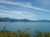 Lago General Carrera desde la Carretera Austral. Guía de Carretera Austral, CHILE