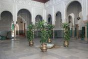 Patio del Mahkama Pacha. Guía de Casablanca, MARRUECOS