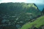 Volcán Rano Kau, Isla de Pascua, Guia de Isla de Pascua, Chile.  Isla de Pascua - CHILE