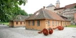 La fortaleza de Akershus esta situada estratégicamente junto al fiordo de Oslo..  Oslo - NORUEGA