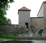 La fortaleza de Akershus esta situada estratégicamente junto al fiordo de Oslo..  Oslo - NORUEGA