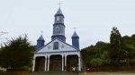 Iglesia de Tenaun, Chiloe.  Chiloe - CHILE
