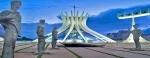 Catedral de Brasilia, Guia de Atractivos de Brasilia. Brasil. que ver, que hacer, informacion.  Brasilia - BRASIL