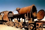 Cementerio de Trenes de Uyuni.  Uyuni - BOLIVIA