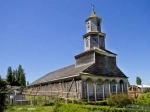 Iglesia de Nercon en Chiloe.  Chiloe - CHILE