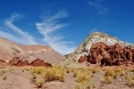 El valle del Arcoiris esta a 90 Km. de San Pedro de Atacama, su nombre es debido a las tonalidades de los cerros aledaños.  San Pedro de Atacama - CHILE