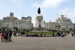 Plaza San Martín, Lima.  Lima - PERU