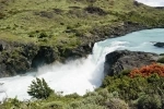 El Salto Grande es una cascada en el río Paine, después del lago Nordenskjöld, dentro del Parque Nacional Torres del Paine.  Torres del Paine - CHILE