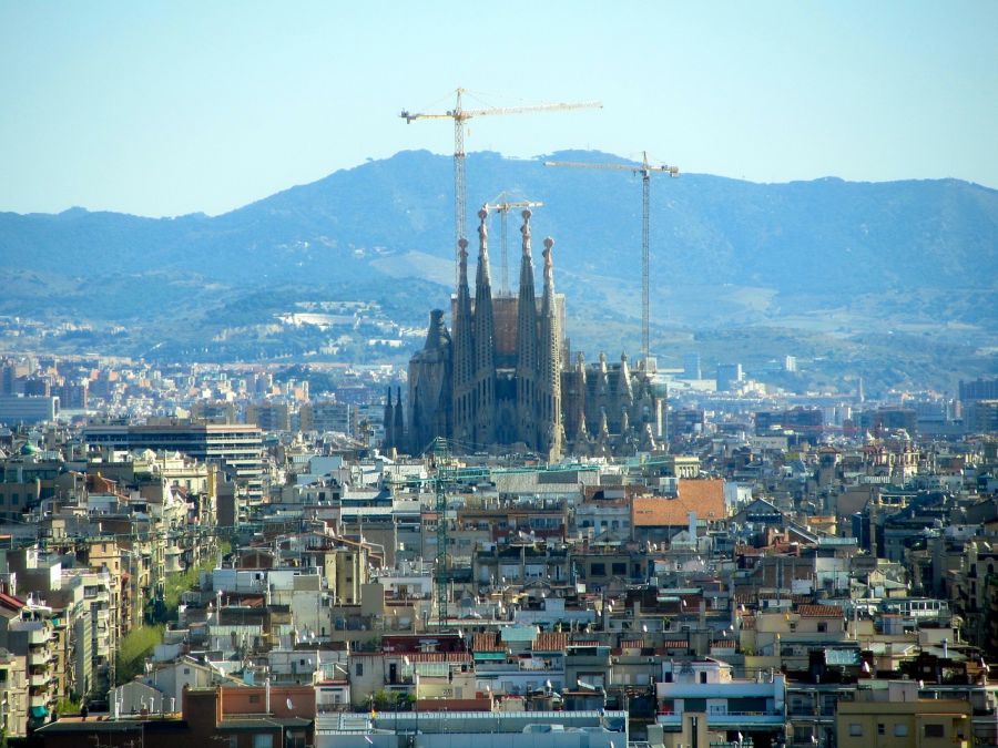La Sagrada Fam�lia, Barcelona, Espa�a. Guia e informacion Barcelona, ESPAÑA