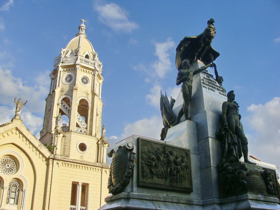 Plaza Bol�var, Ciudad de Panama. Casco Antiguo, Panama, Informacion Ciudad de Panama, PANAMA