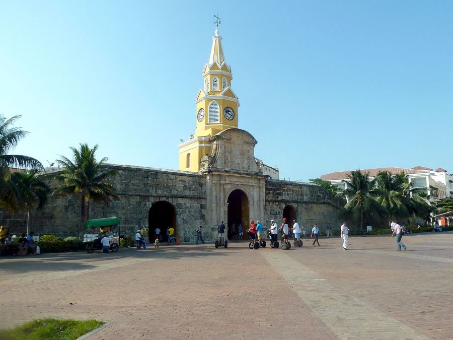 Torre del Reloj, Guia de Atractivos de Cartagena de Indias. Colombia Cartagena de Indias, COLOMBIA