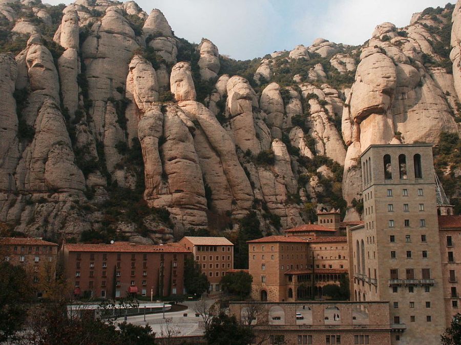 Macizo de Montserrat, Espa�a, Catalu�a, que ver que hacer. guia Barcelona, ESPAÑA
