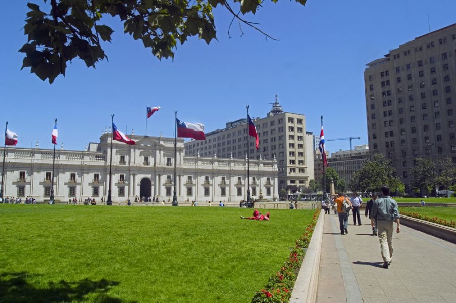 Palacio de la Moneda de Santiago de Chile. Informacion general Santiago, CHILE
