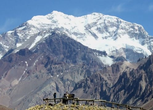 Experiência na colina de Aconcagua. Santiago, CHILE