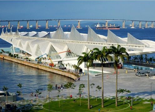 Entrada para el Museo del Mañana. Ro de Janeiro, BRASIL