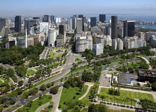 Excursion al centro di Rio de Janeiro. Ro de Janeiro, BRASIL