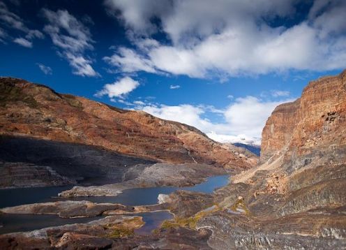 Trekking Canyon of the Fossils. El Calafate, ARGENTINA