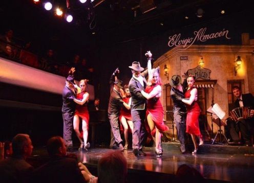 Espectaculo de tango en El Viejo Almacen con cena opcional en Buenos Aires. Buenos Aires, ARGENTINA