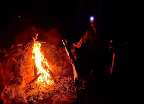 Experiência culinária patagônica. Bariloche, ARGENTINA