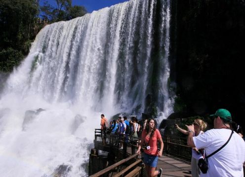 Iguazu Falls and adventure on the Argentine side. Foz de Iguazu, BRAZIL