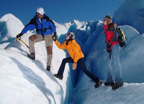 Minitreking sobre o Glaciar Moreno. El Calafate, ARGENTINA