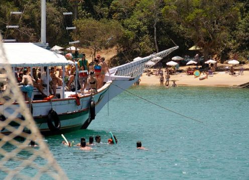 Schooner trip around the Buzios Peninsula. Buzios, BRAZIL