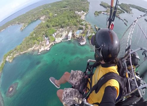 Parapente ao Motor, em Cartagena de Indias. Cartagena das ndias, Colômbia