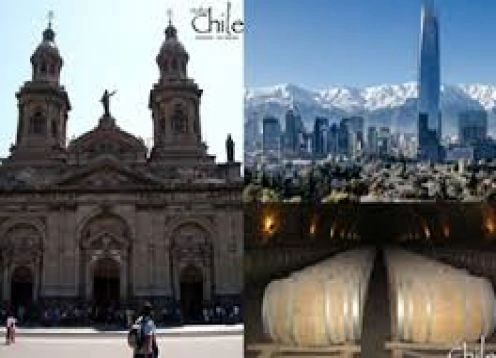 CITY TOUR SANTIAGO + TOUR DEL VINHO CONCHA Y TORO + VALPARAISO E VINA DEL MAR. Santiago, CHILE