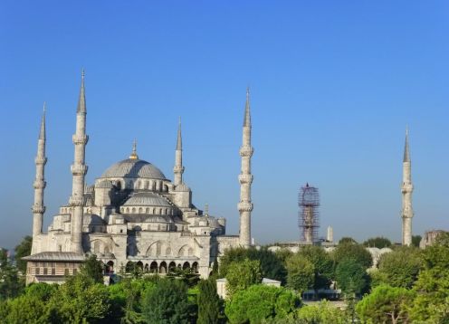 Dia inteiro Mosaicos de Istambul. Istambul, TURQUIA