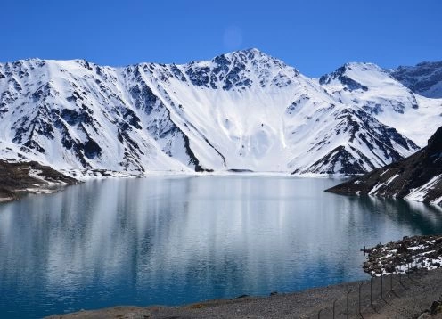 TOUR THROUGH THE ANDES, EMBALSE DEL YESO. Santiago, CHILE
