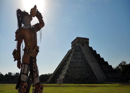 Excursão Chichén Itzá Básico, Ik Kil Cenote e Valladolid. Cancun, MÉXICO