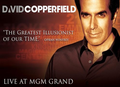 David Copperfield at the MGM Grand Hotel and Casino. Las Vegas, NV, UNITED STATES