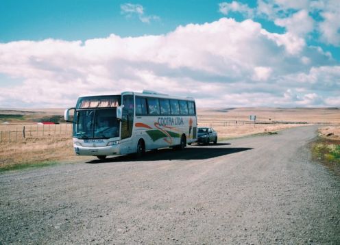 Traslado de El Calafate para Puerto Natales. El Calafate, ARGENTINA