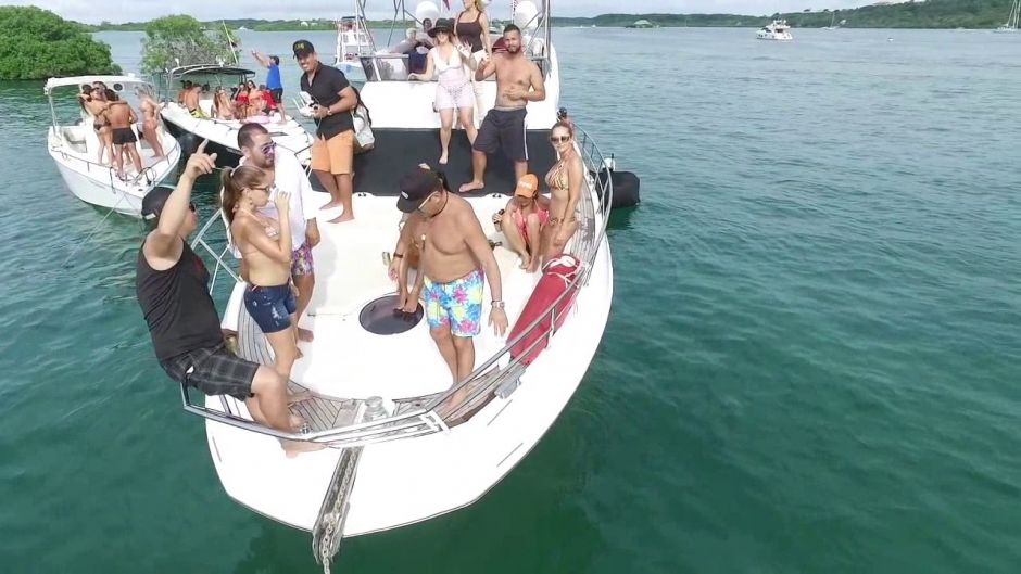 Fiesta de la isla cholon, Cartagena de Indias, COLOMBIA