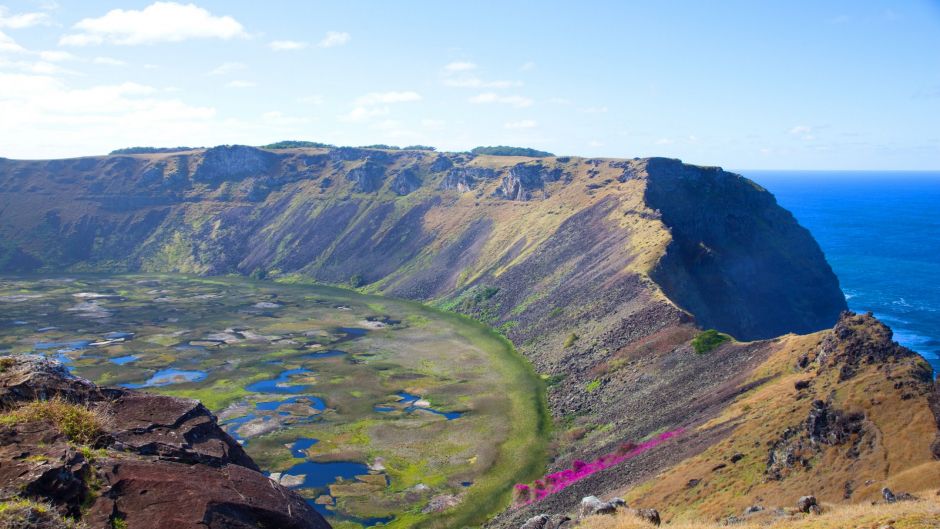 TREKKING AL VOLCAN RANO KAO, Isla de Pascua, CHILE