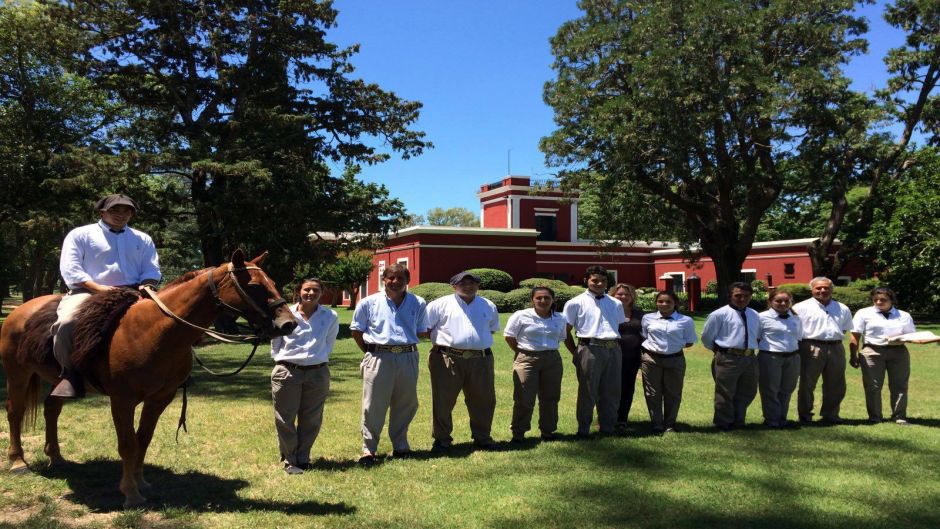 Dia de campo, como un Gaucho.  Campo Argentino, Buenos Aires, ARGENTINA